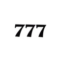 777 Lucky Numbers - Universal Sticker