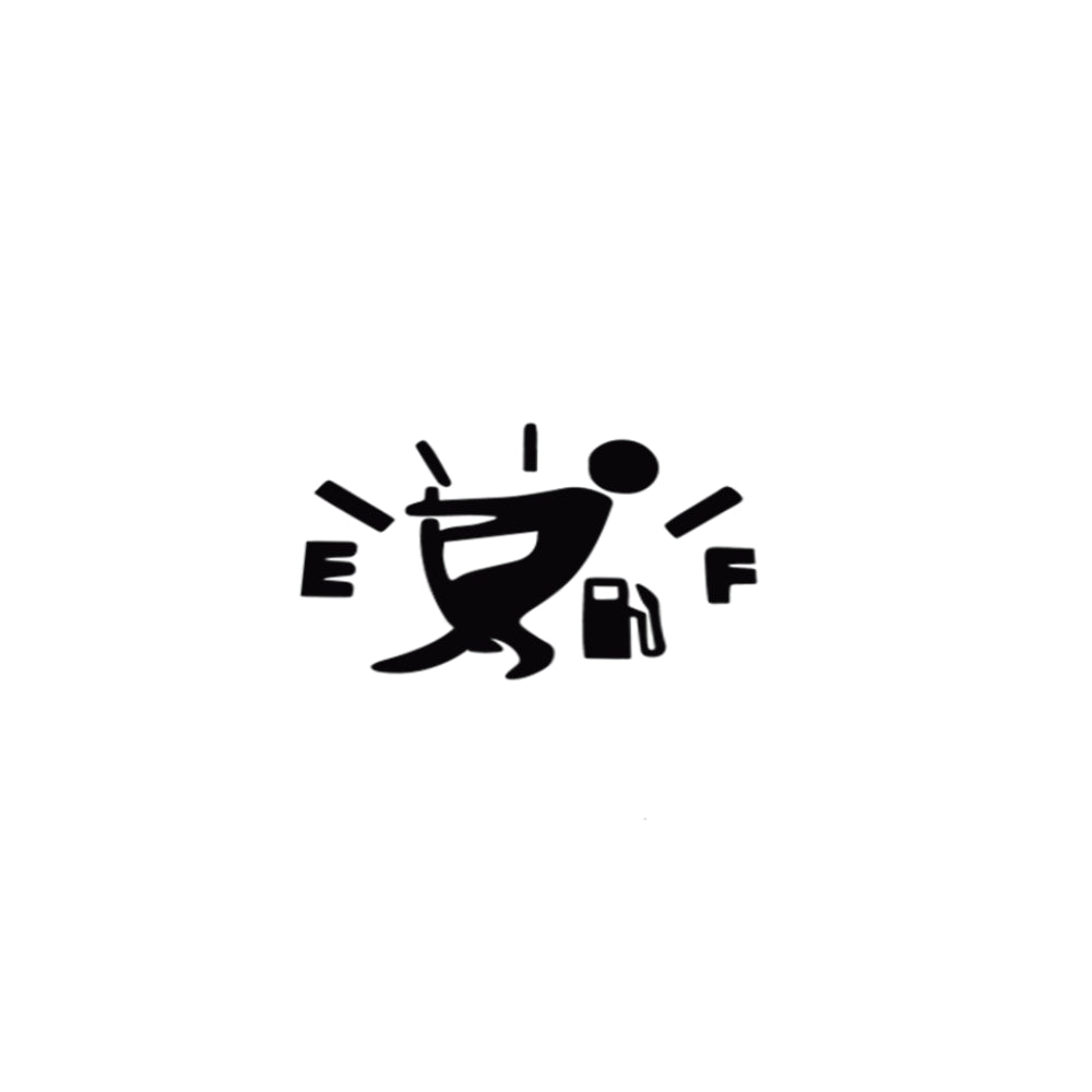 Empty Fuel - Universal Sticker – Zip Graphicz