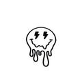 Trippy Smiley Face - Universal Sticker