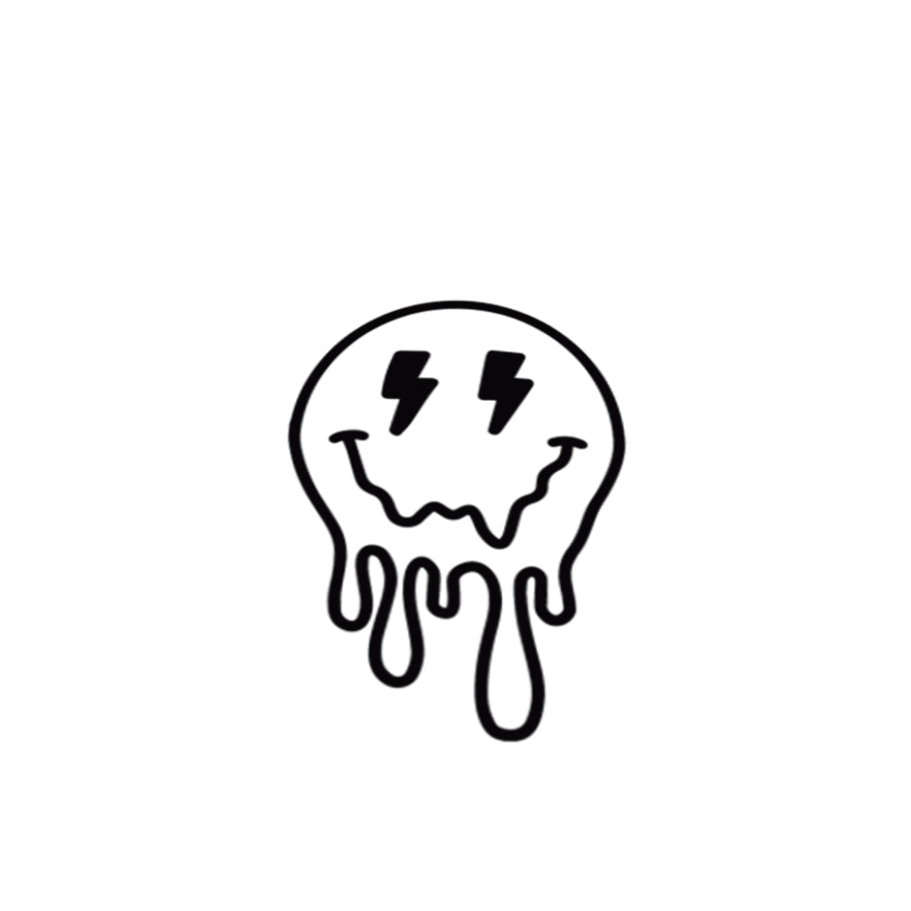 Trippy Smiley Face - Universal Sticker