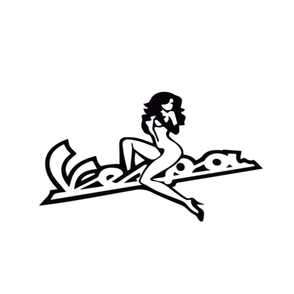 Vespa Woman - Universal Sticker