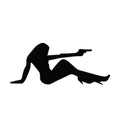 Sexy Woman Sihoutte V1 - Universal Sticker