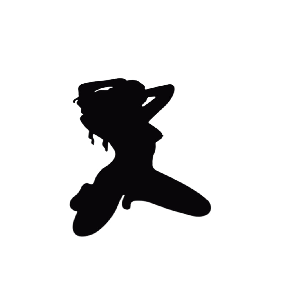 Sexy Woman Sihoutte V3 - Universal Sticker