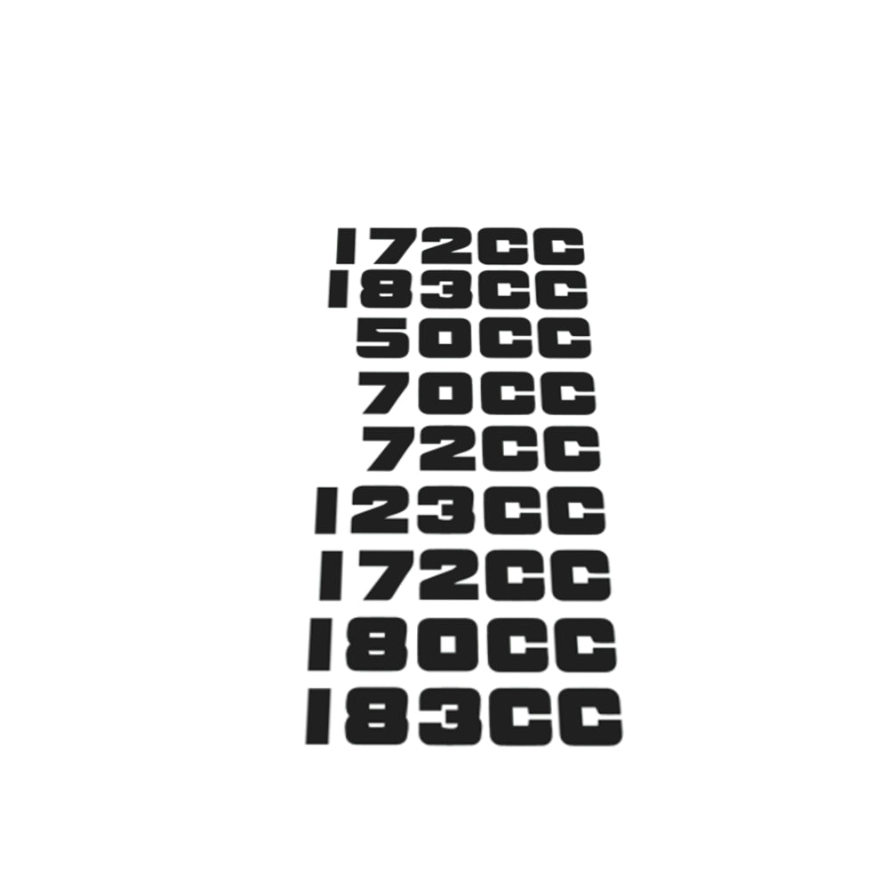 XXX CC - Universal Sticker