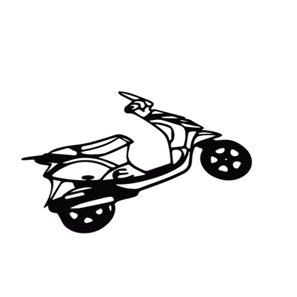 Piaggio Zip Silhoutte - Universal Sticker