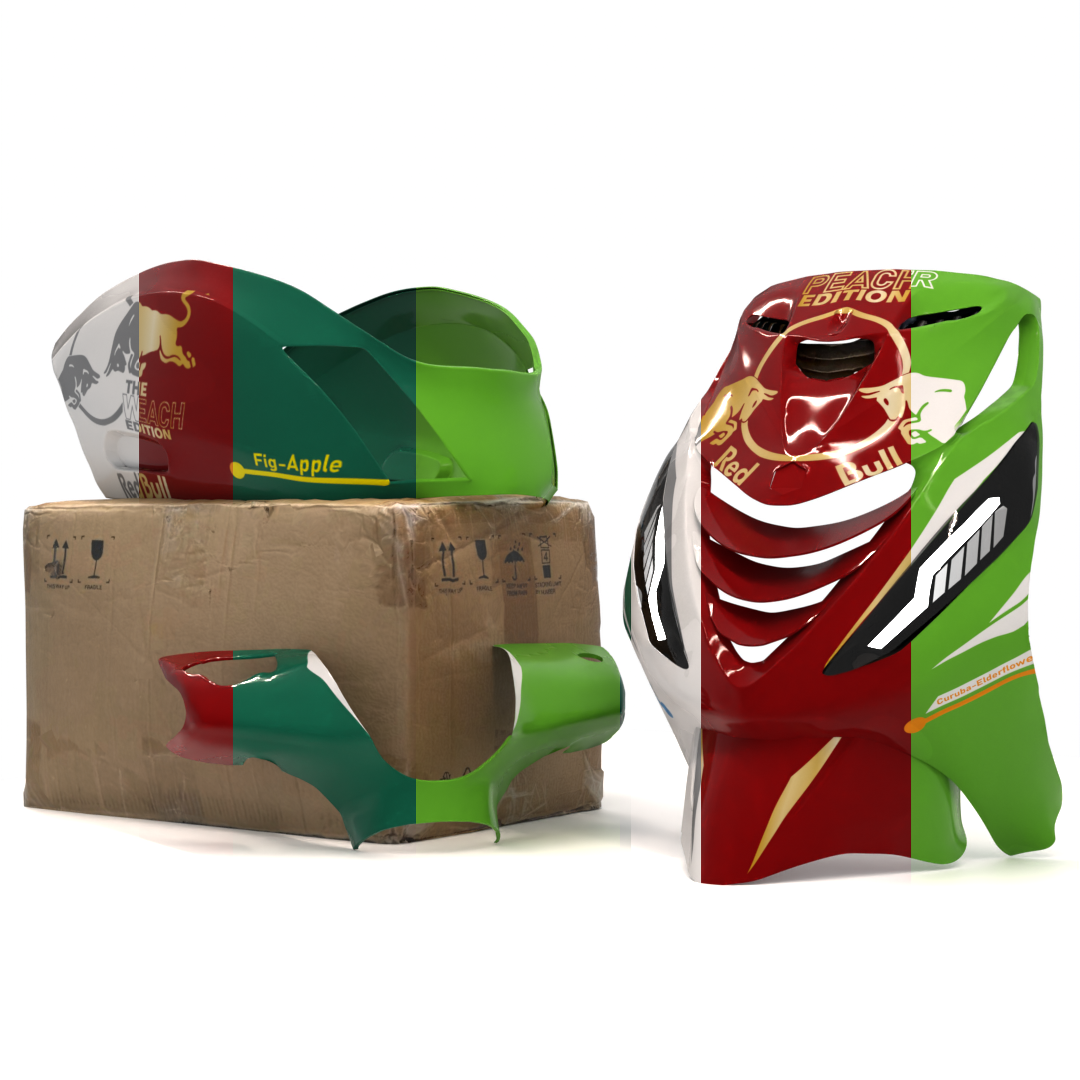 Red Bull Special Editions V2 - Piaggio Zip Stickerset summer edition stickerset - Zip Graphicz