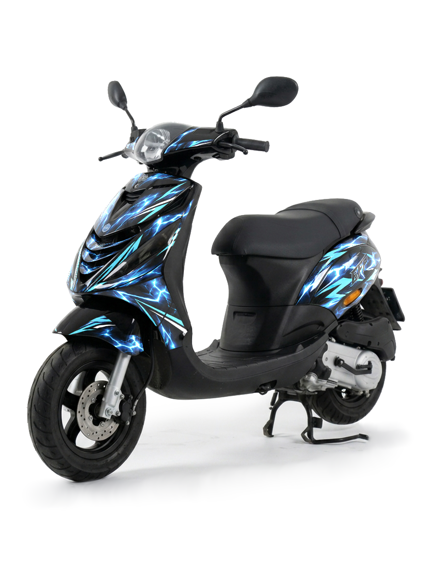 Qorvin stickerset voor Piaggio Zip SP