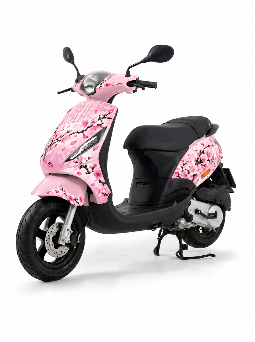 Kraken stickerset voor Piaggio Zip