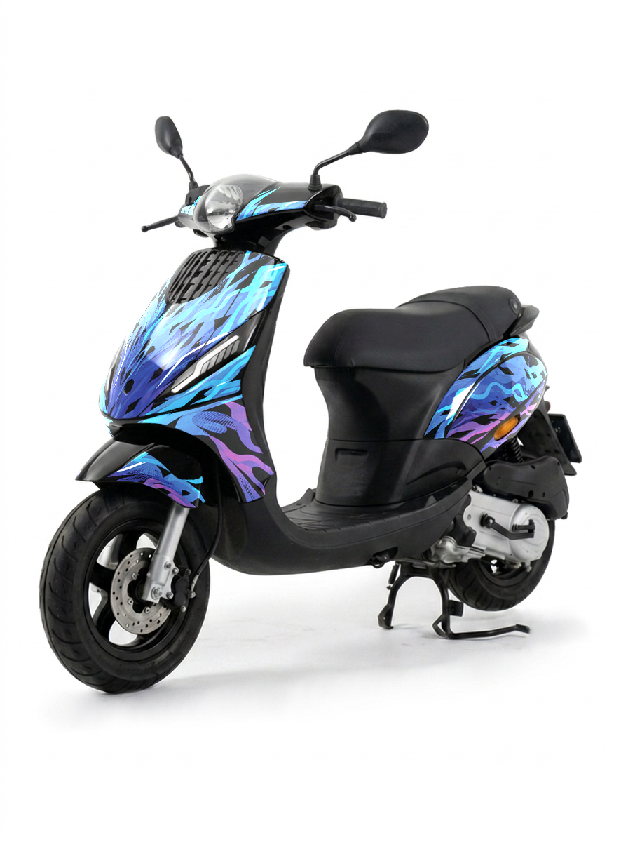 Warhound stickerset voor Piaggio Zip