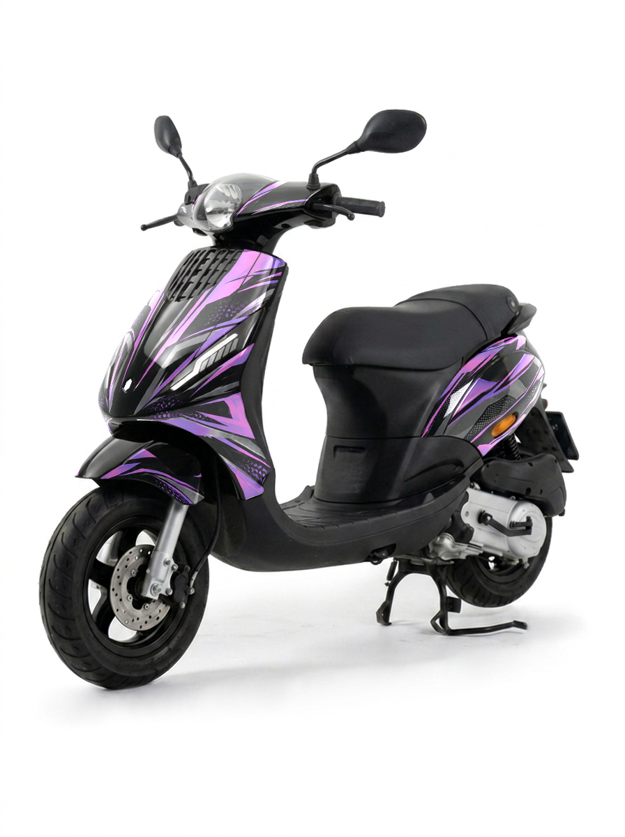 Thunder Wolf stickerset voor Piaggio Zip