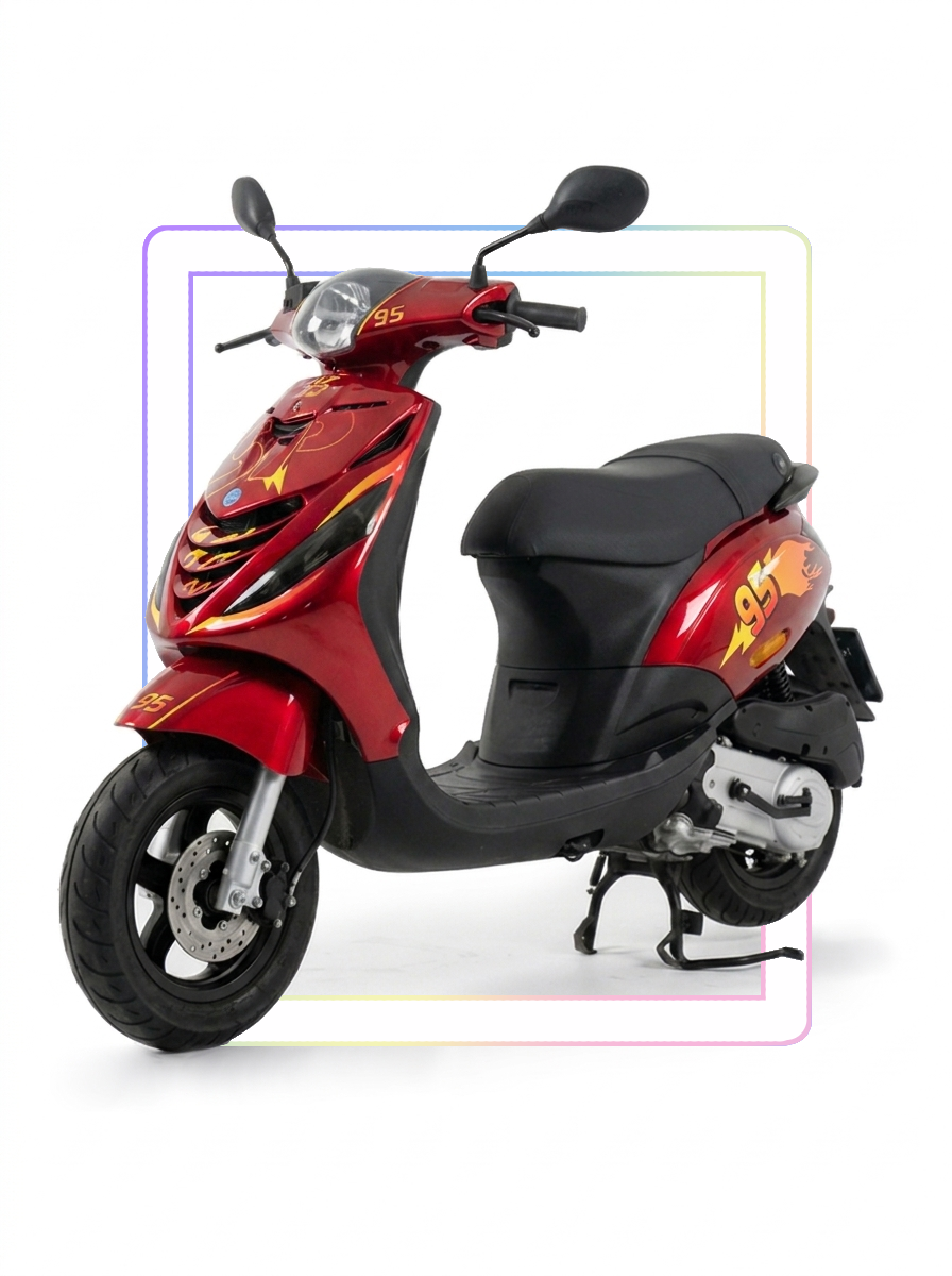 Lightning Mc Queen  - Piaggio Zip SP Graphics Kit