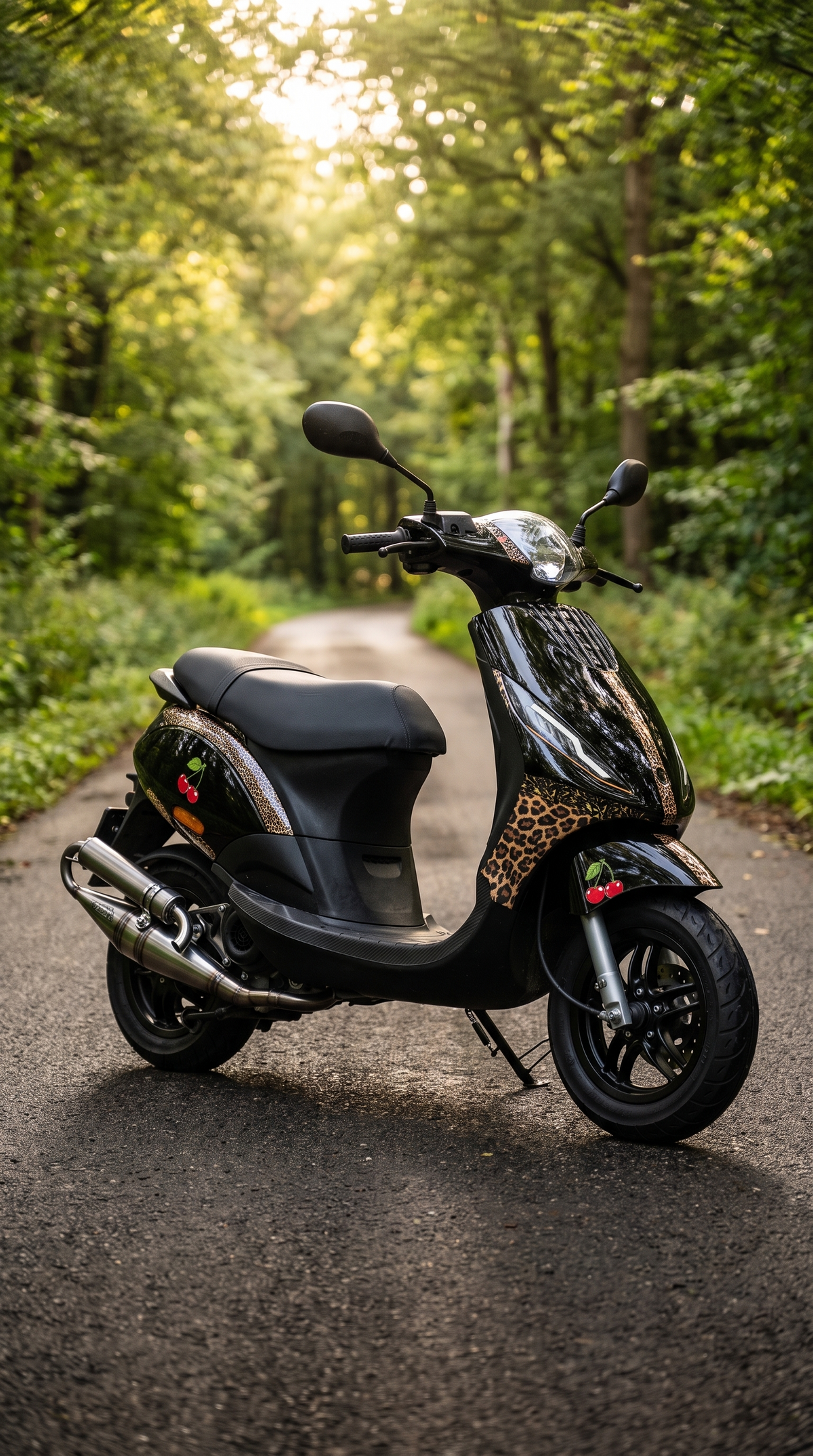 Panter print - Piaggio Zip Aufkleber-Set (Originalverkleidung)