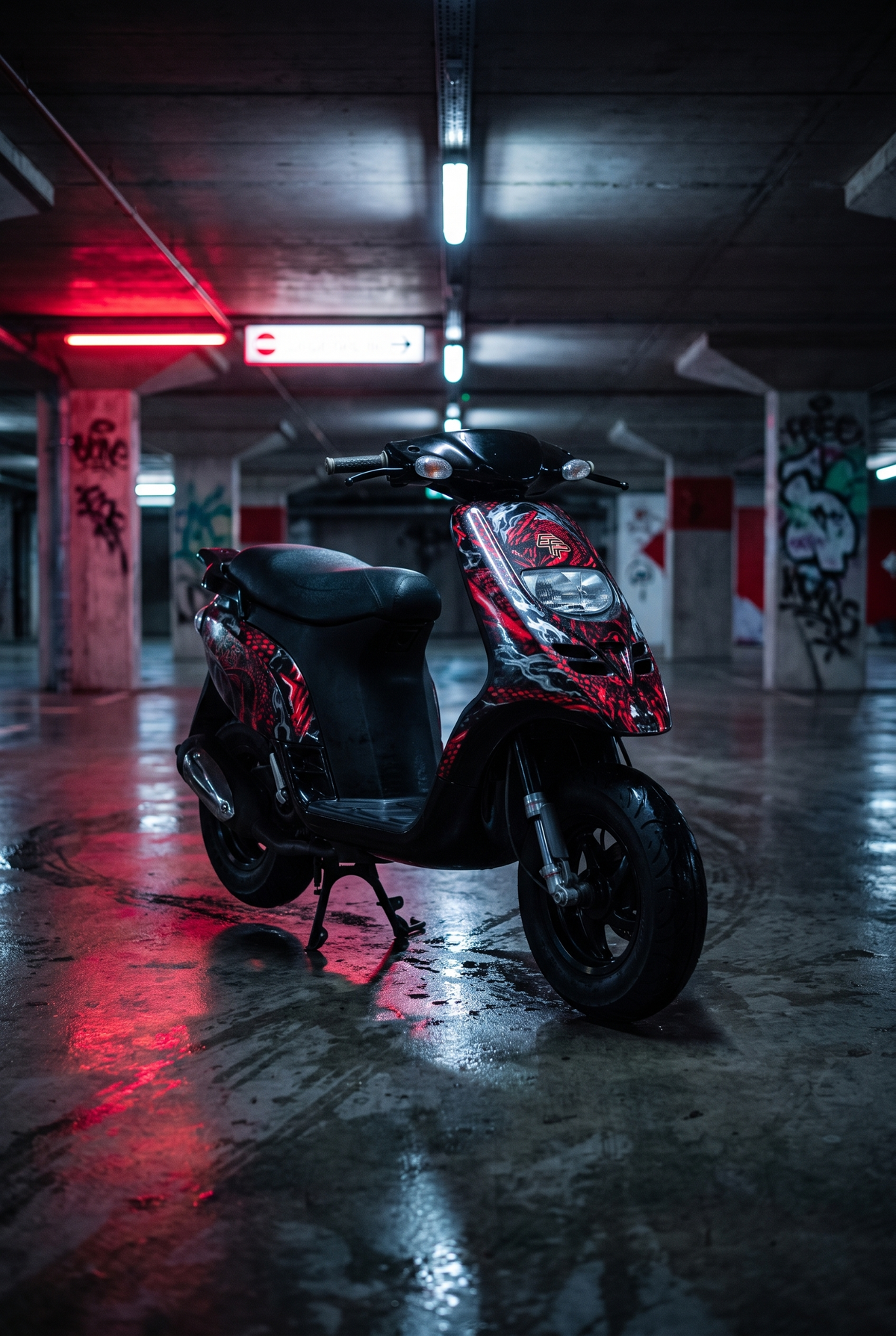 Kyronix stickerset voor Piaggio Typhoon – productfoto