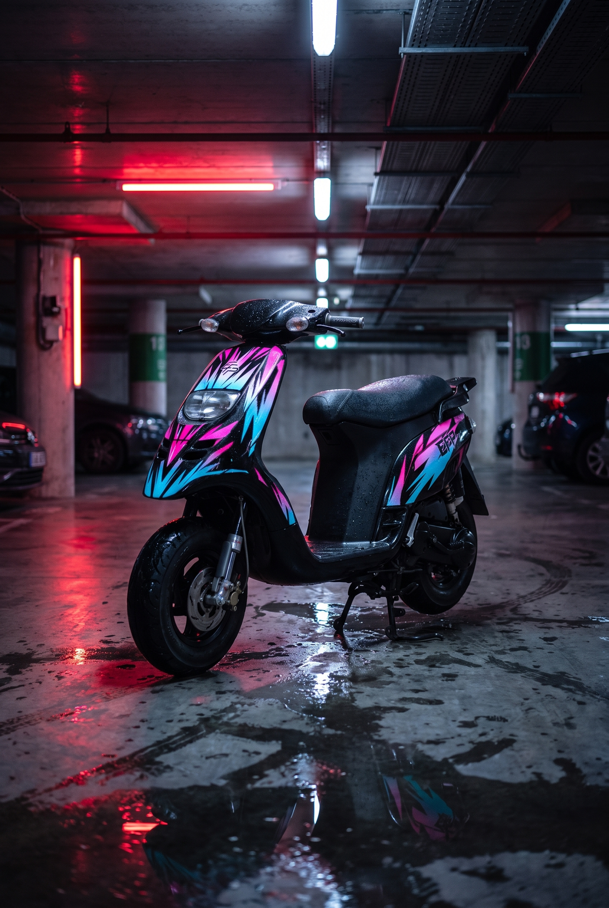Solvyn stickerset voor Piaggio Typhoon – productfoto