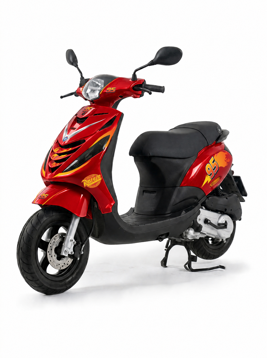 Lightning Mc Queen  - Piaggio Zip SP Graphics Kit