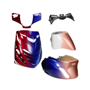 Kappenset Piaggio Zip SP - Inclusief Stickerset black stickerset - Zip Graphicz